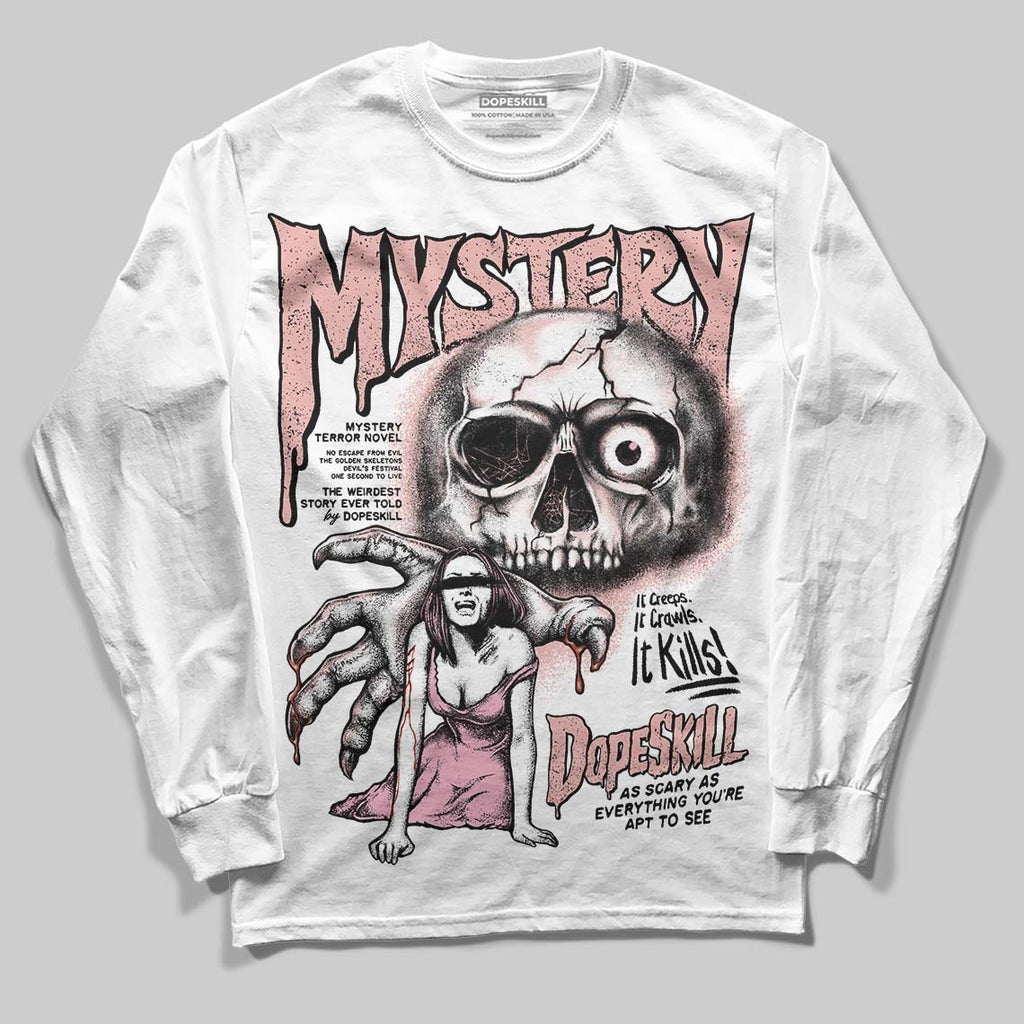 Rust Pink 1s 2025 DopeSkill Long Sleeve T-Shirt Mystery Ghostly Grasp Graphic