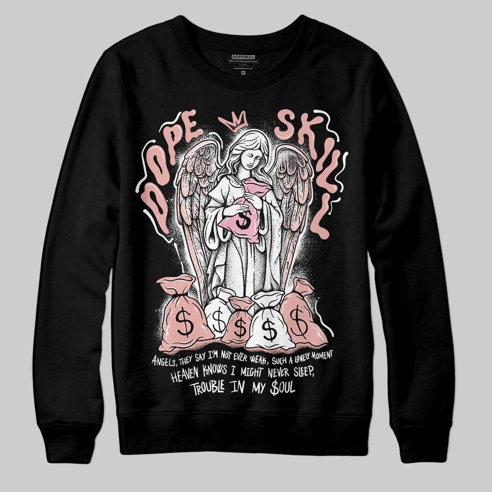 Rust Pink 1s 2025 DopeSkill Sweatshirt Angels Graphic