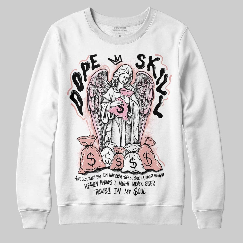 Rust Pink 1s 2025 DopeSkill Sweatshirt Angels Graphic