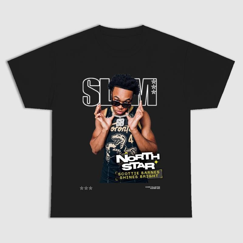 SLAM Dunk Fashion Cover Tee, Graphic Basketball Sports Tee for Menswear