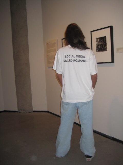 SOCIAL MEDIA KILLEED ROMANCE 2 side  TEE, Unisex T-Shirt, Old Love Merch, Graphic Tee, Pop Culture Shirt, Vintage Shirt