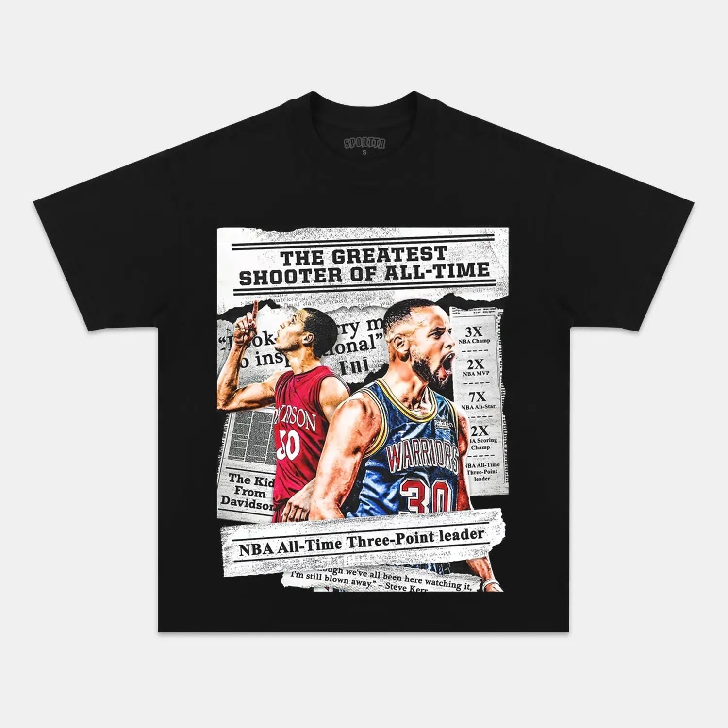 STEPHEN CURRY VINTAGE TEE Style003