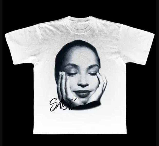 Sade Rare T-Shirt | 90's Vintage Style Tee | Perfect for Fans of Sade's Timeless Music | Unique & Classic Fashion Piece