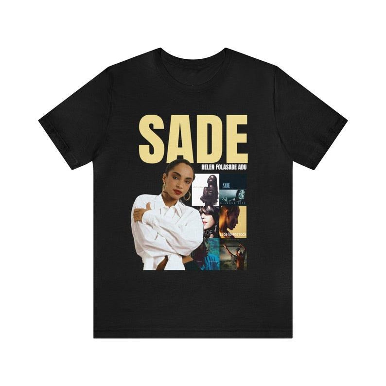 Sade Tribute t-shrit, Sade Adu, Soul Music T-Shirt, Music Legend Shirt