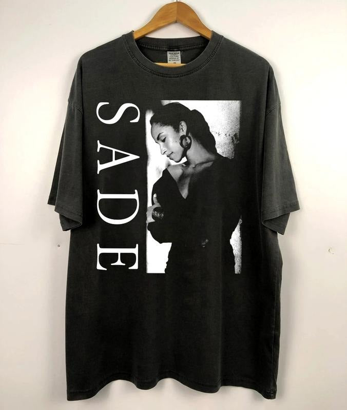 Sade Vintage 90s T-Shirt, Sade Concert Shirt, Sade Pop Music Fan shirt, Sade Gifts for Men Women Unisex Tee, Sade Adu Gift Merch