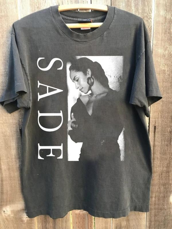 Sade Vintage 90s T-Shirt, Sade Concert Shirt, Sade Pop Music Fan shirt, Sade Gifts for Men Women Unisex Tee, Sade Adu Gift Merch
