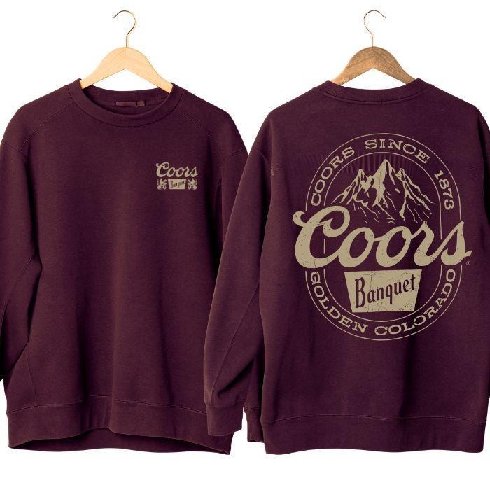 [Sale Up To 50%] Coors Banquet Sweatshirt, Classic Beer Hoodie, Vintage T-Shirt for Fans