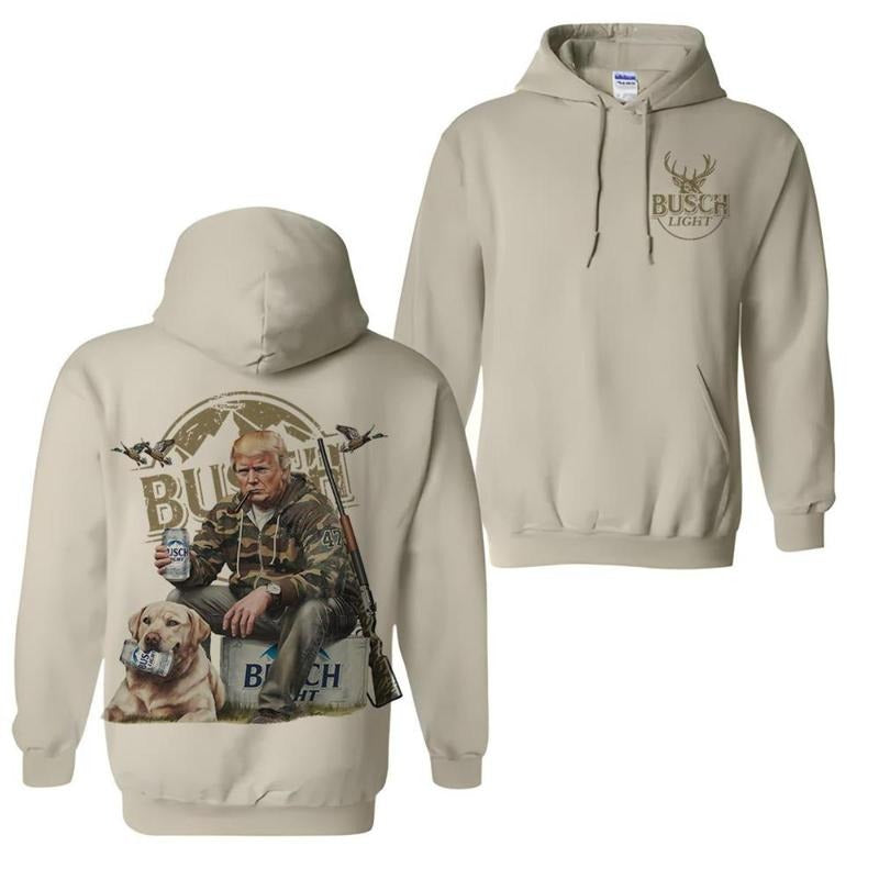 [ Sale Up To 65% ]   Trummm Hunting Busch Light Beer T-Shirt Sweatshirt Hoodie, Shirt Man woman, Vintage Shirt, Fan Gift Cotton