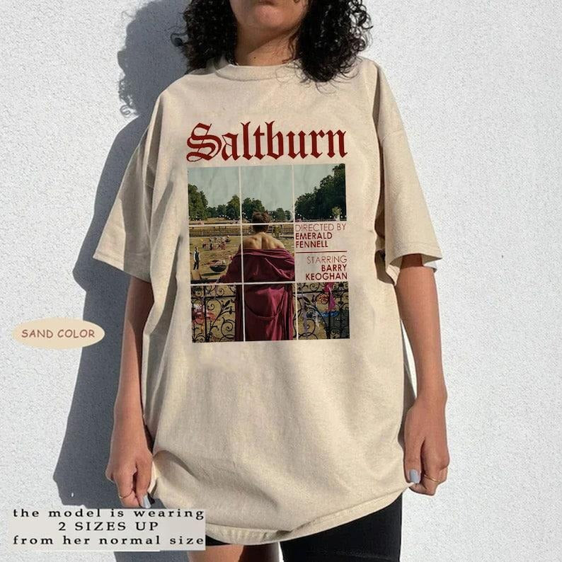 Saltburn Movie, Jacob Elordi, Saltburn Merch, Directed by Emerald Fennell Unisex Heavy Cotton Tee
