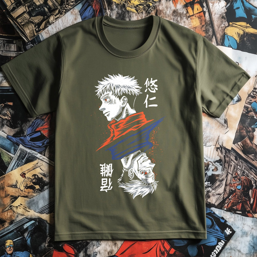 Satoru Anime Split T-shirt