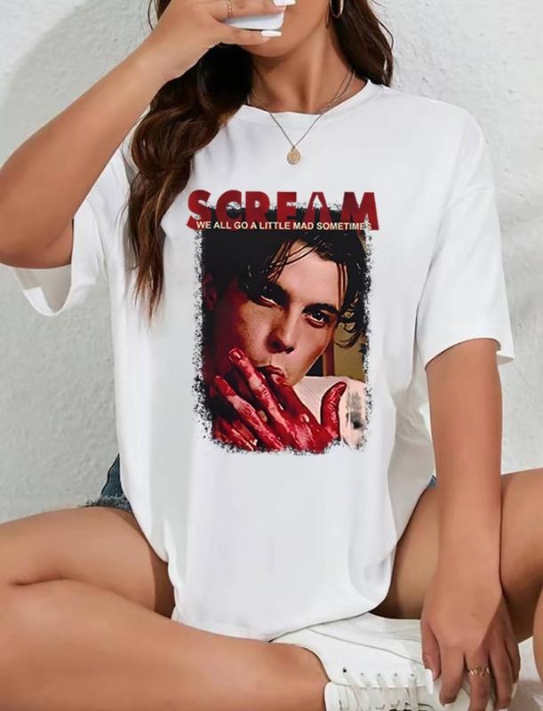 Scream We All Go A Little Mad Sometimes Billy Loomis Sweatshirt, Scream Movie Sweatshirt, Billy Loomis Shirt, Halloween Scream Shirt, Halloween Sweatshirt