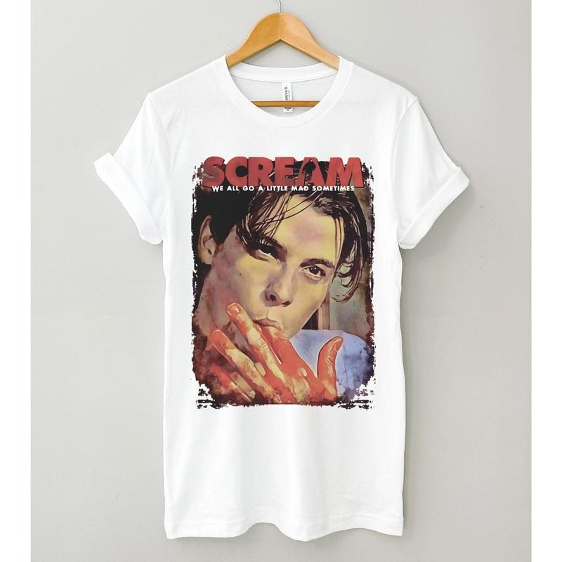 Scream We All Go A Little Mad Sometimes Billy Loomis T-Shirt, Scream Movie Shirt, Billy Loomis Shirt, Scream Horror Shirt, Halloween Party DHIQ