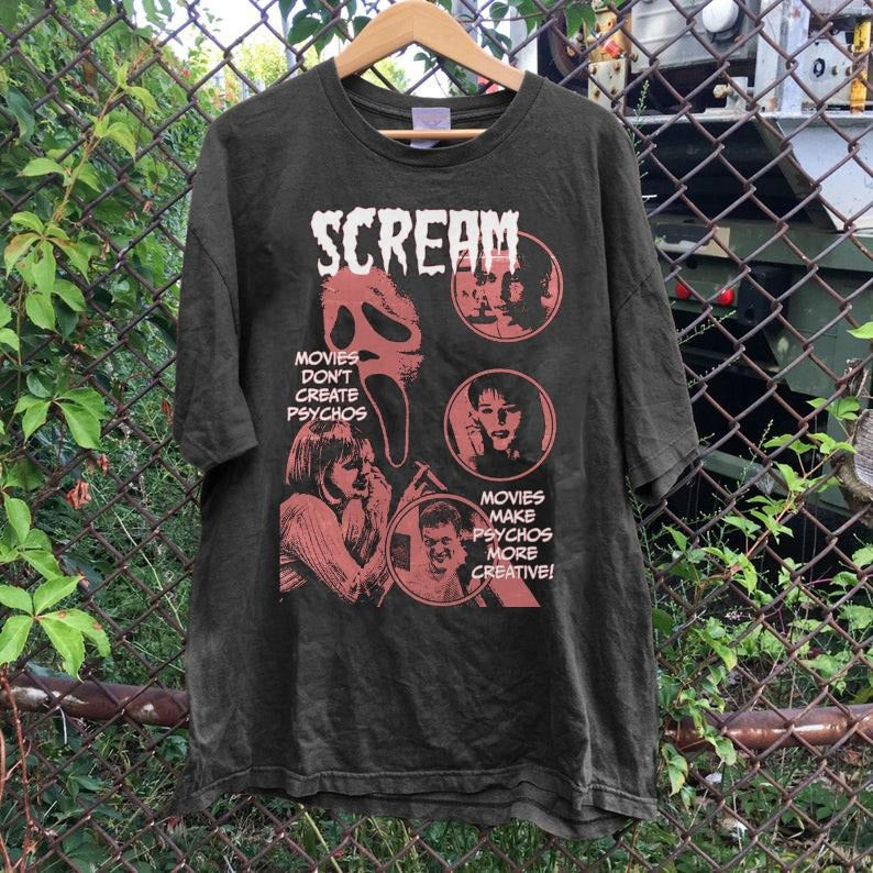 Scream movie T-shirt, Unisex Horror shirt, Halloween tee
