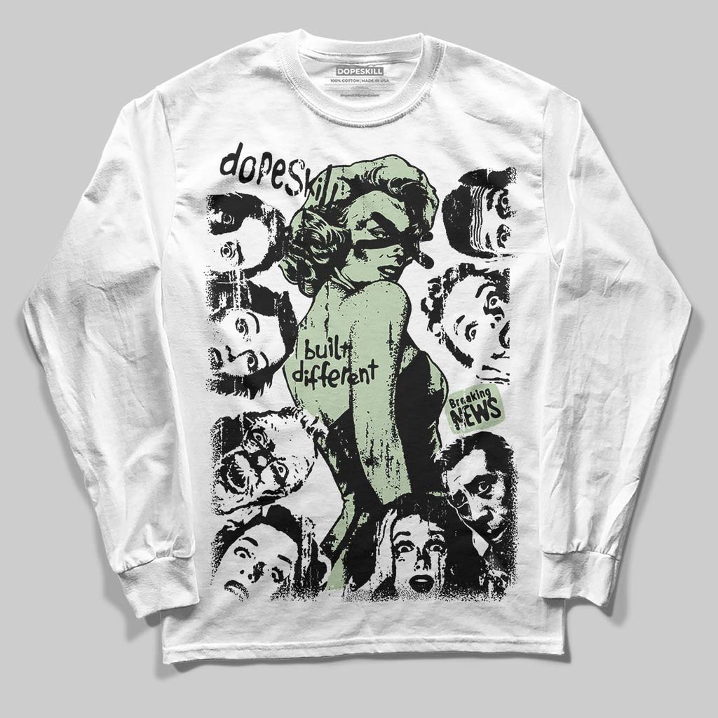 Seafoam 4s 2025 DopeSkill Long Sleeve T-Shirt Built Different Graphic