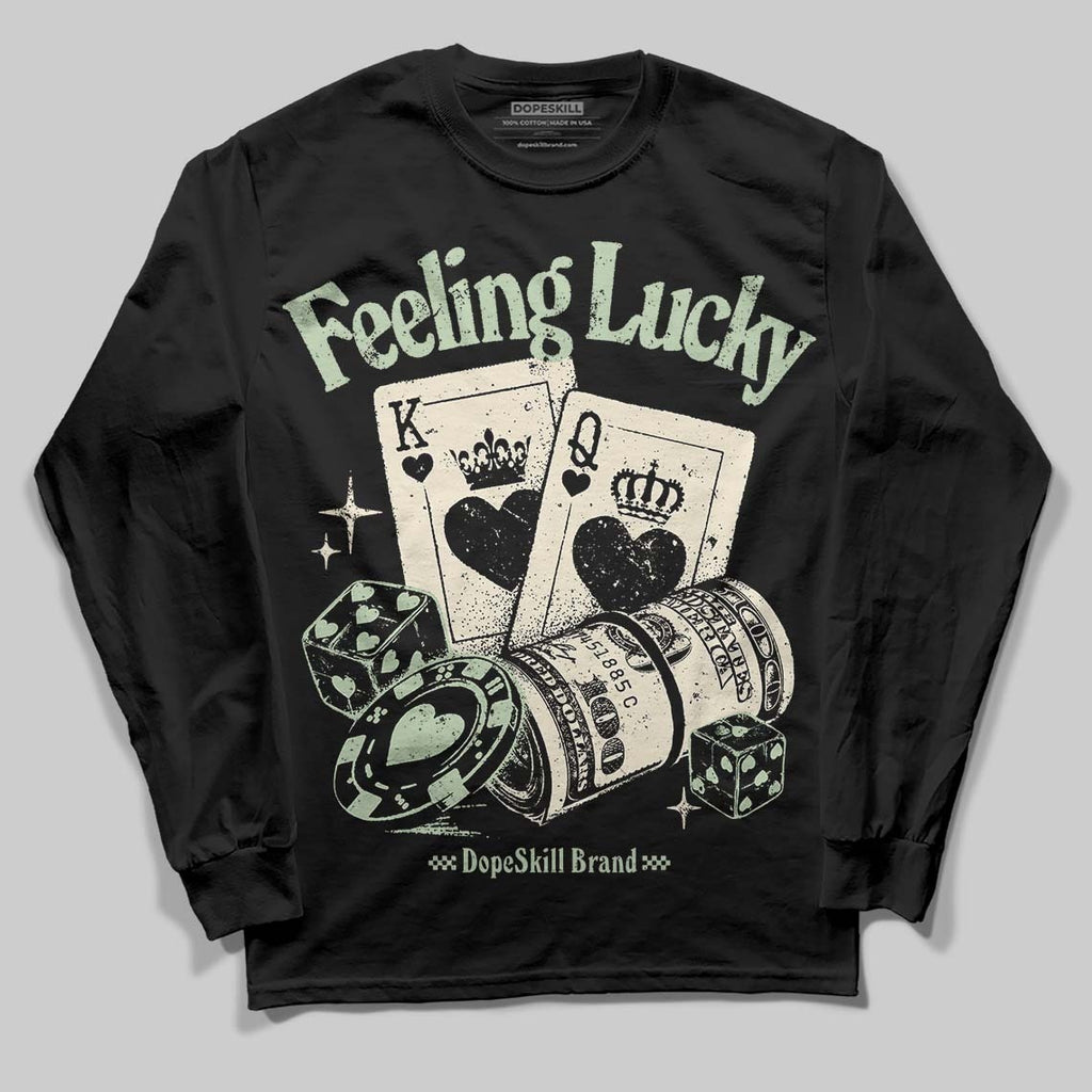 Seafoam 4s 2025 DopeSkill Long Sleeve T-Shirt Feeling Lucky Graphic