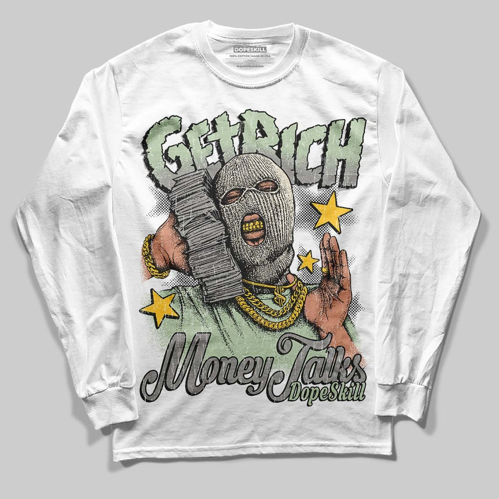 Seafoam 4s 2025 DopeSkill Long Sleeve T-Shirt Get Rich Graphic