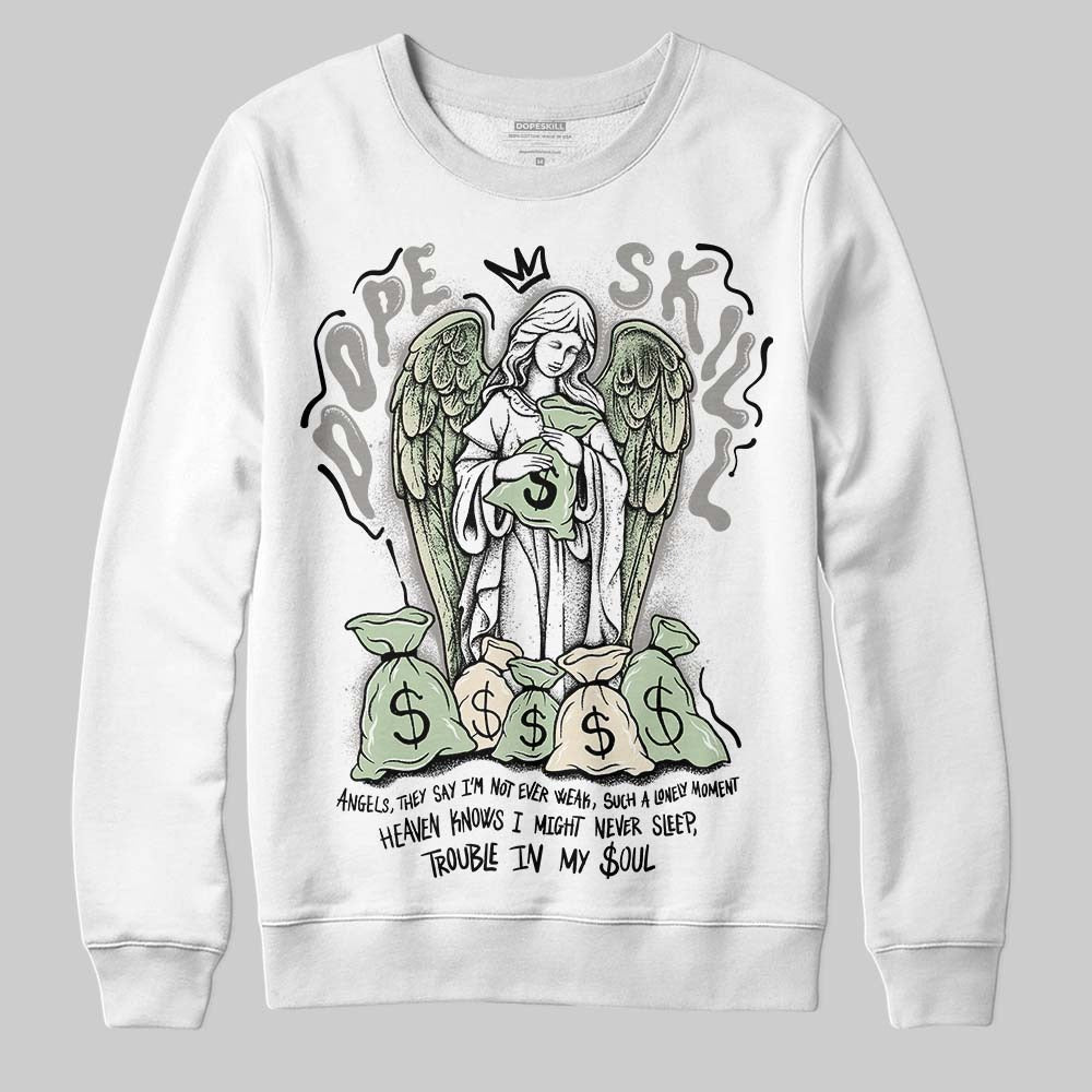 Seafoam 4s 2025 DopeSkill Sweatshirt Angels Graphic