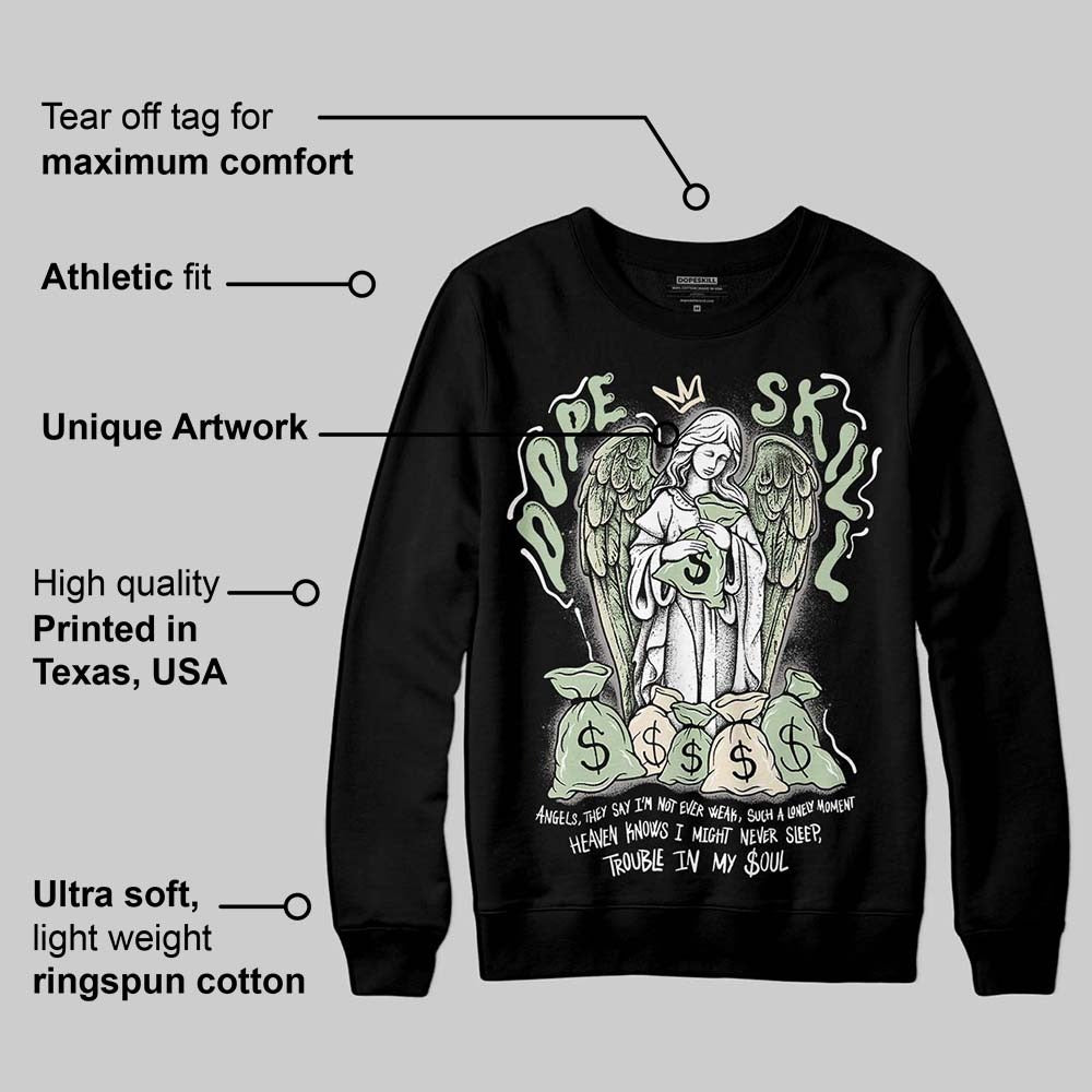 Seafoam 4s 2025 DopeSkill Sweatshirt Angels Graphic