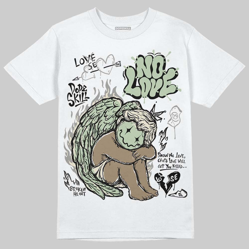 Seafoam 4s 2025 DopeSkill T-Shirt No Love Graphic