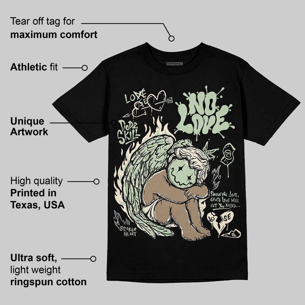 Seafoam 4s 2025 DopeSkill T-Shirt No Love Graphic