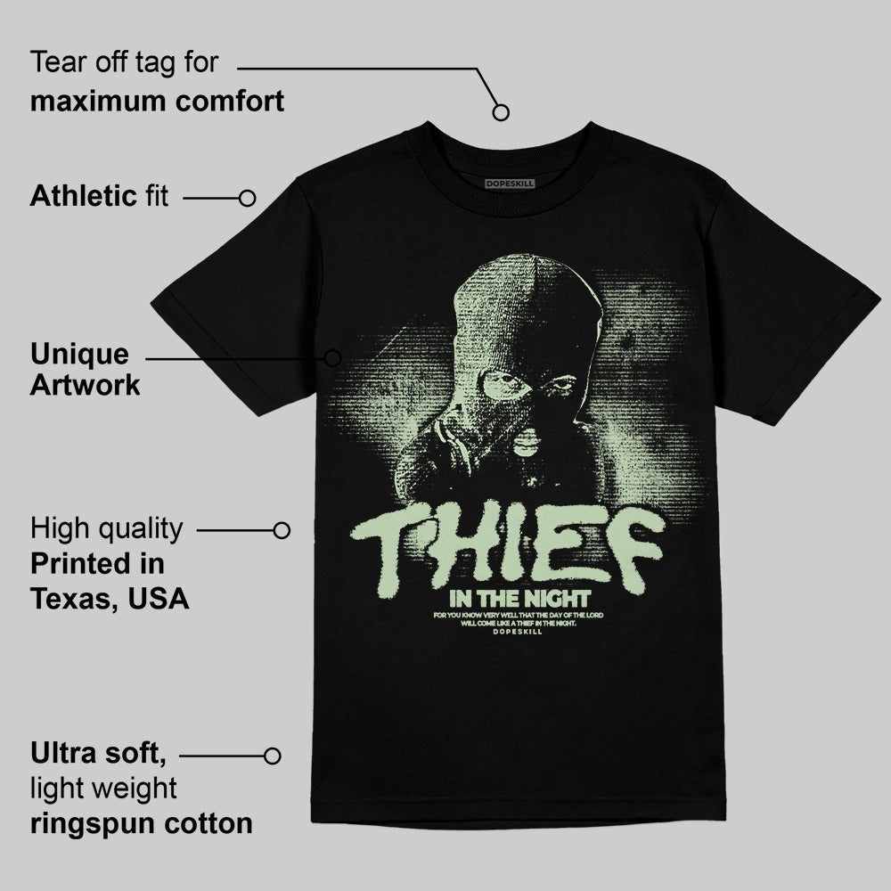 Seafoam 4s 2025 DopeSkill T-Shirt Thief In The Night Graphic