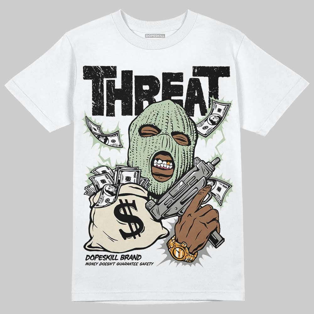 Seafoam 4s 2025 DopeSkill T-Shirt Under Threat Graphic