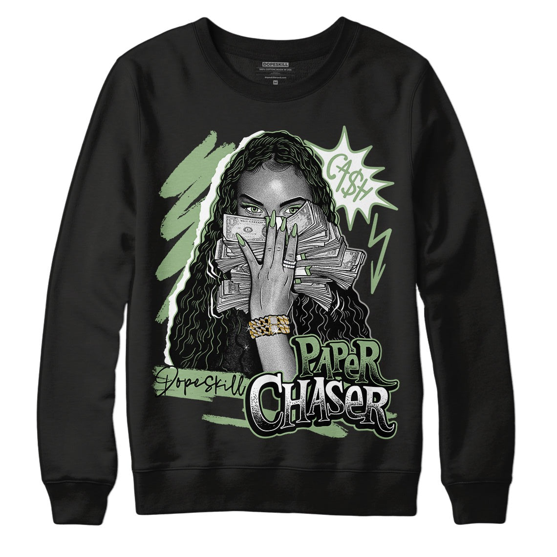 Seafoam 4s DopeSkill Sweatshirt NPC Graphic