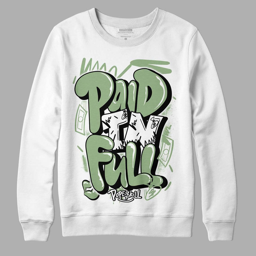 Seafoam 4s DopeSkill Sweatshirt New Paid In Full Graphic