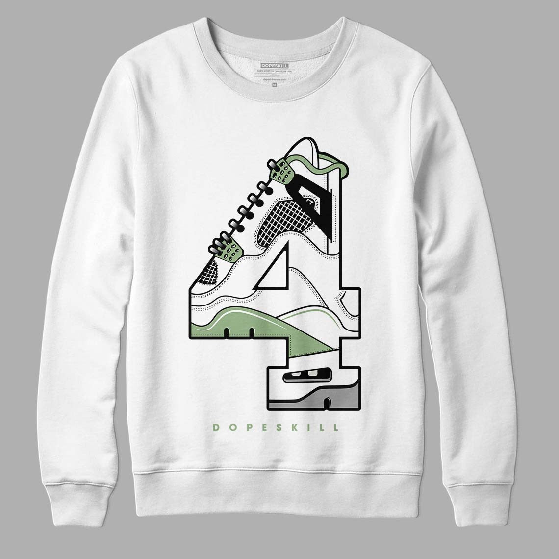 Seafoam 4s DopeSkill Sweatshirt No.4 Graphic
