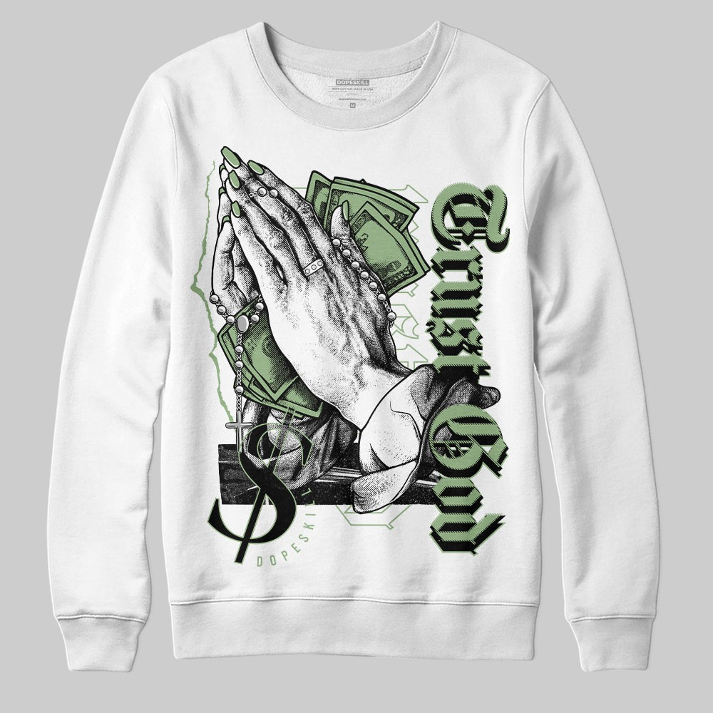 Seafoam 4s DopeSkill Sweatshirt Trust God Graphic