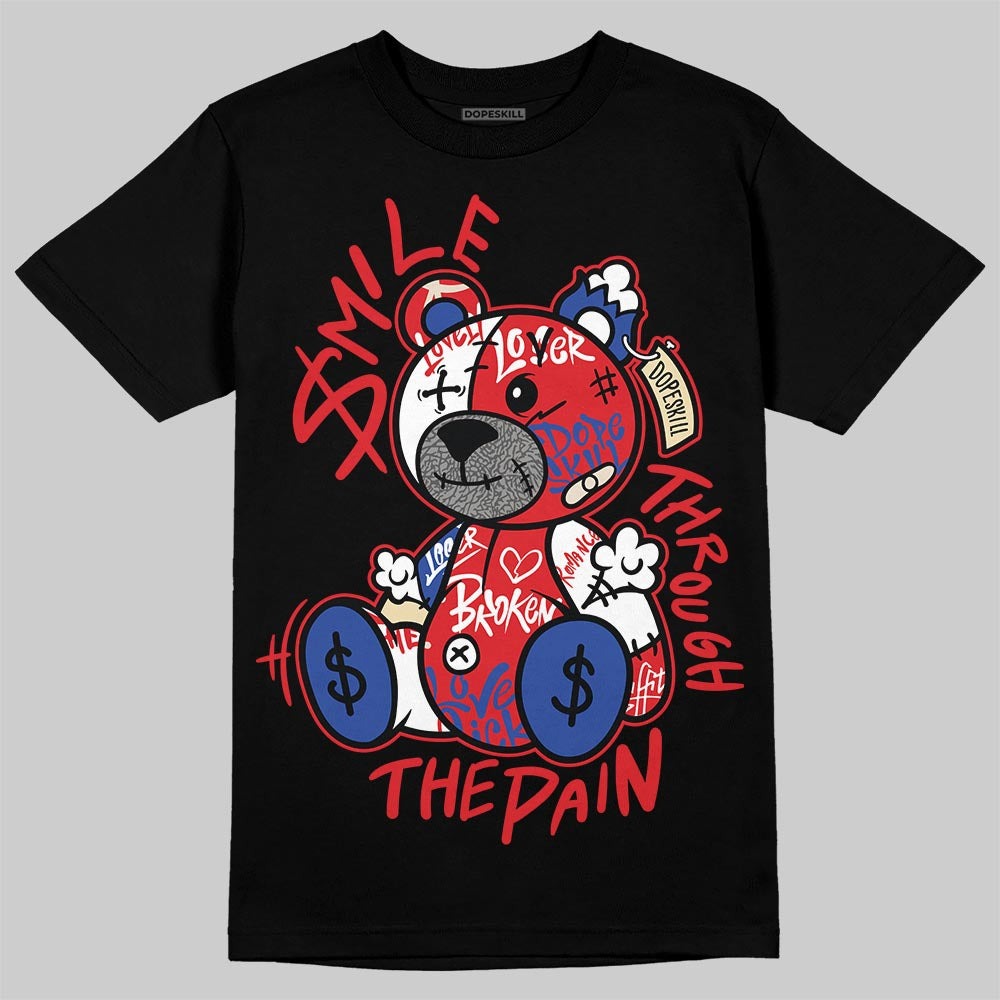 Seoul 2.0 3s DopeSkill T-Shirt Smile Through The Pain Graphic