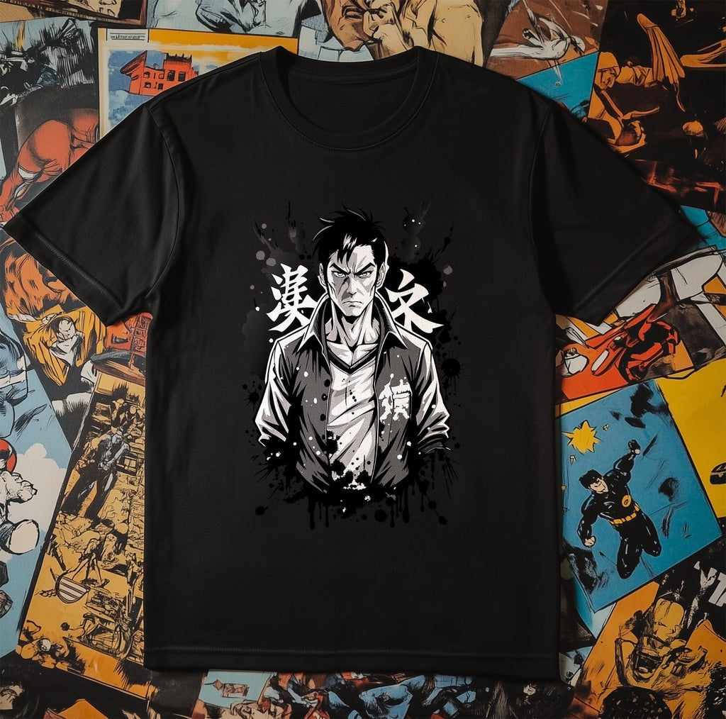 Serious Anime Man T-Shirt