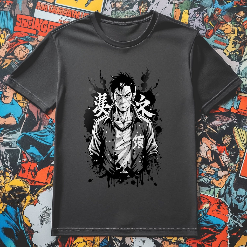 Serious Anime Man T-Shirt