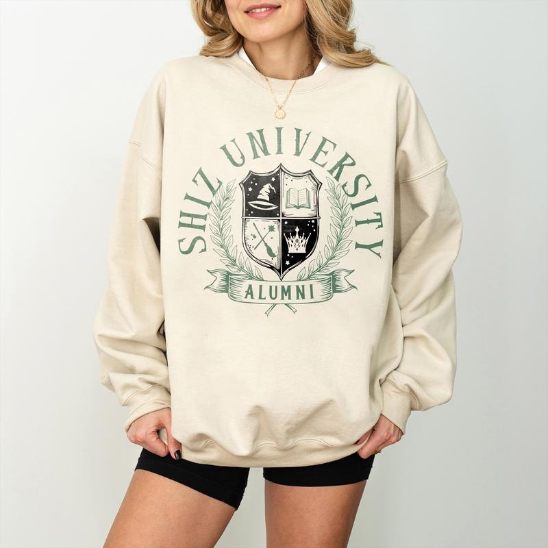 Shiz University Sweatshirt, Wicked Shirt, Wicked Inspired College Sweater, Broadway Musical Merch, Wizard of Oz Gift, Fantasy Movie Apparel