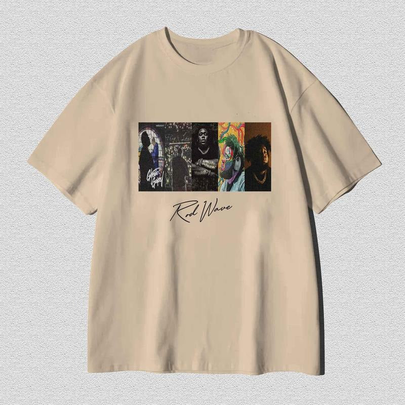 Signature Rod Wave Album Shirt, Rod Wave Merch, Rod Wave Graphic Tee, Last Lap Tour 2024 Shirt Menswear Top Menswear Top