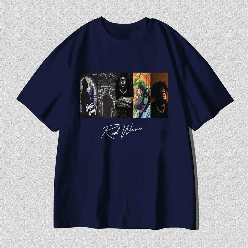 Signature Rod Wave Album Shirt, Rod Wave Merch, Rod Wave Graphic Tee, Last Lap Tour 2024 Shirt Menswear Top Menswear Top