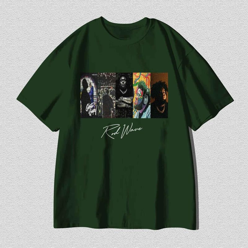 Signature Rod Wave Album Shirt, Rod Wave Merch, Rod Wave Graphic Tee, Last Lap Tour 2024 Shirt Menswear Top Menswear Top