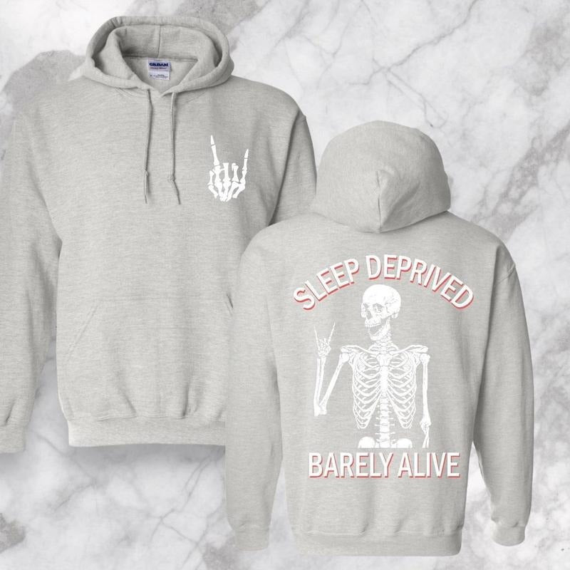 Sleep Deprived, Unisex Fit Short Sleeve Hoodie