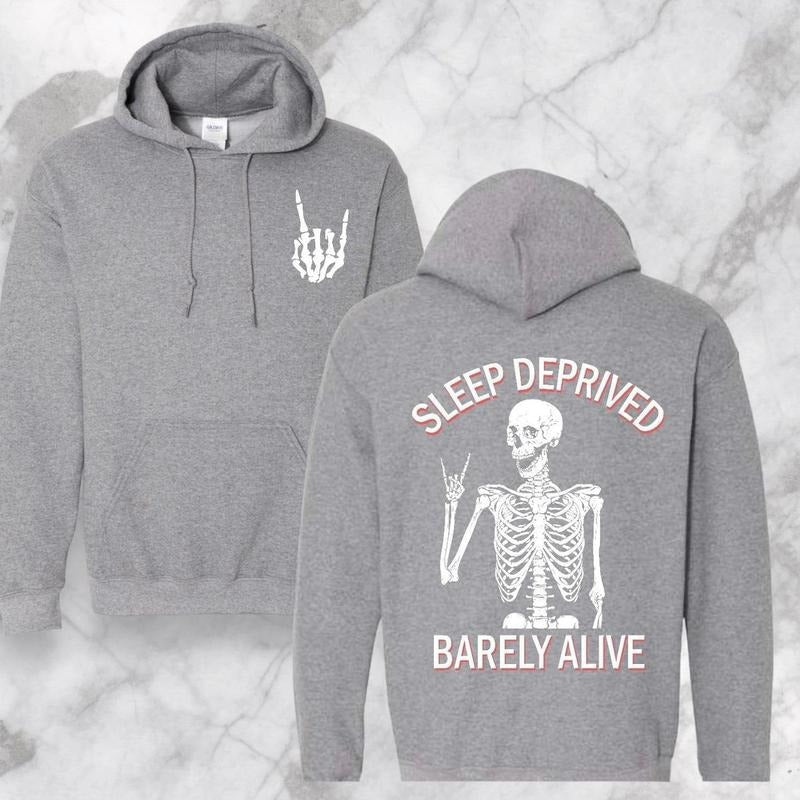 Sleep Deprived, Unisex Fit Short Sleeve Hoodie