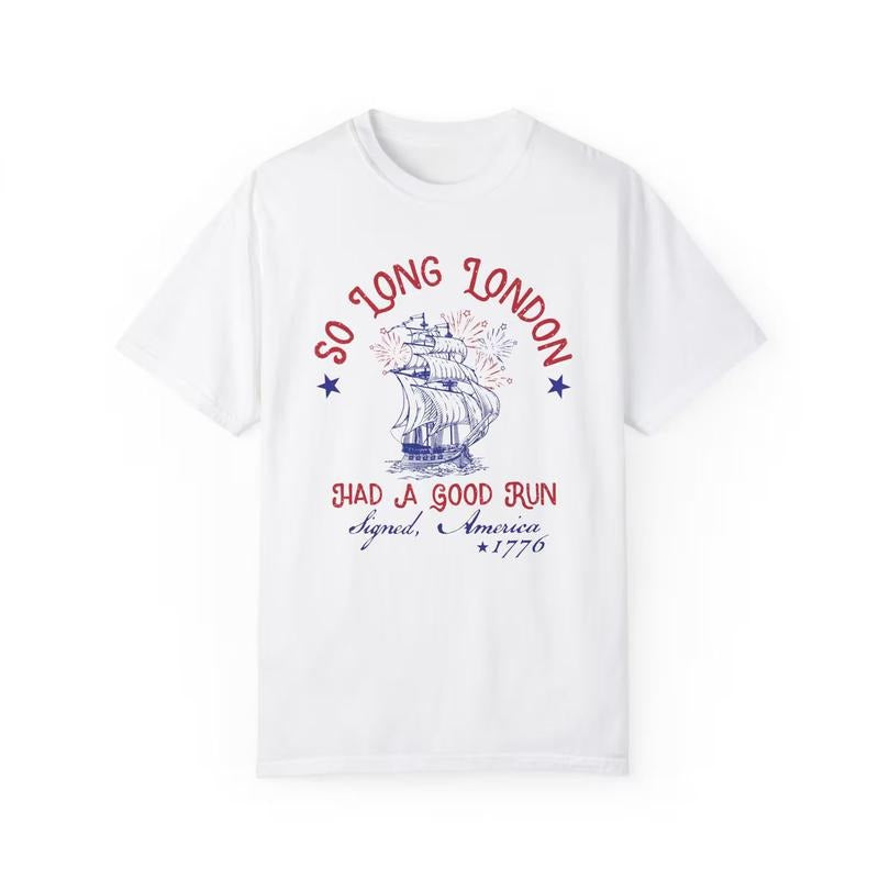 So long, london 4th of July Sweatshirt-Hoodie-Unisextee