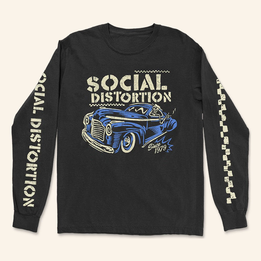 Social Distortion Merch Vintage Ride Long Sleeve T-Shirt Gifts For Father