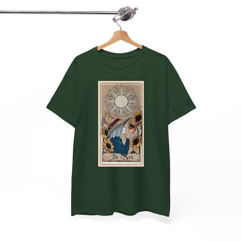 Sophie Tarot Card Tshirt, Howls Moving Castle Tshirt, Calcifer, Howl And Sophie, Anime