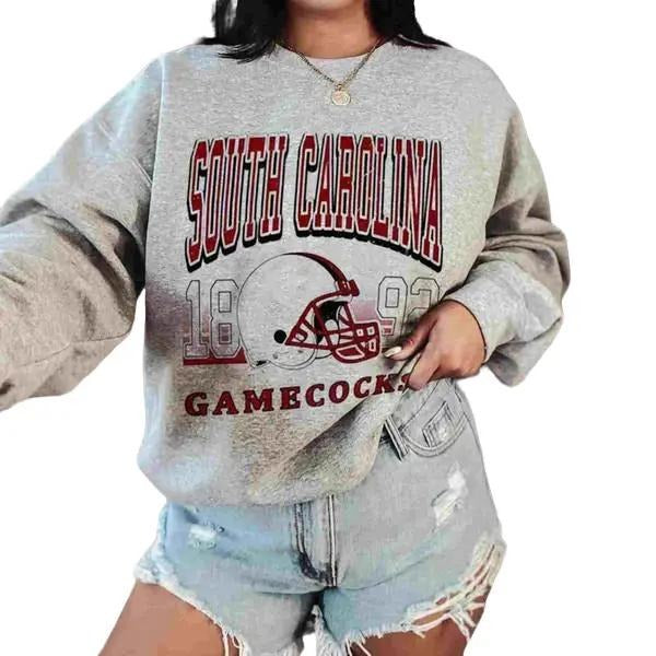 South Carolina Gamecock Retro Helmet University College NCAA Football 1892 Unisex t-shirt, sweatshirt, hoodie Cotton