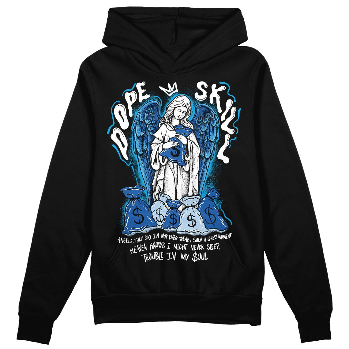 Space Jam 11s DopeSkill Hoodie Sweatshirt Angels Graphic