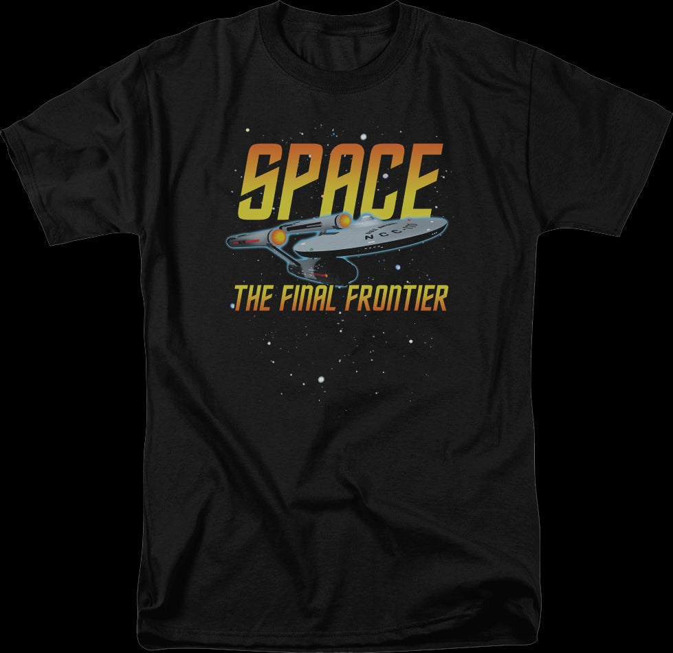Space The Final Frontier Star Trek T-Shirt
