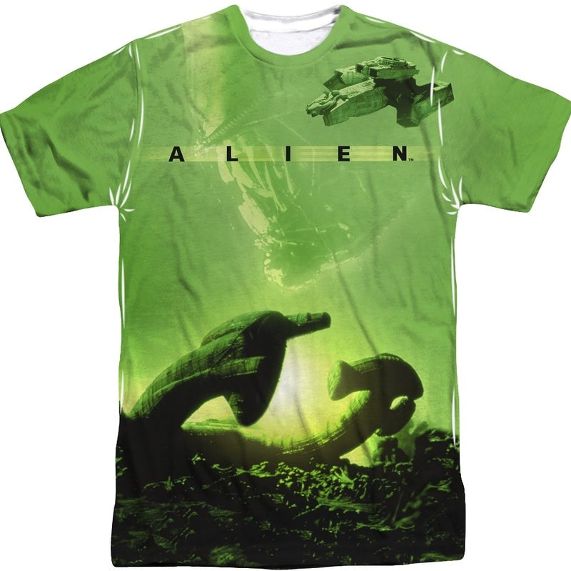 Spaceship Alien Sublimation Shirt