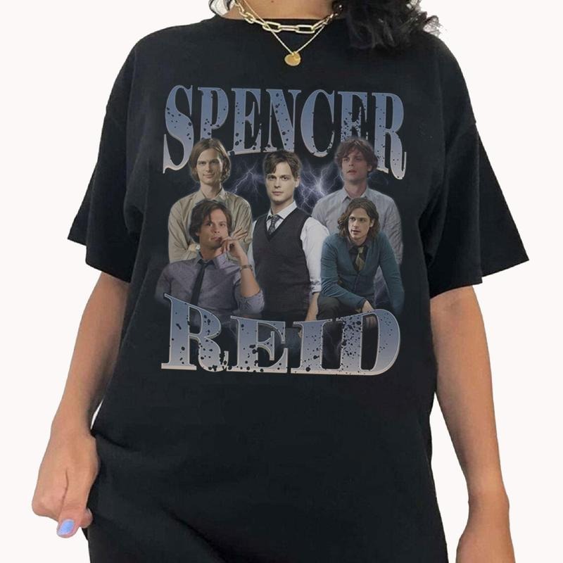 Spencer Reid Shirt, Dr Spencer Reid Criminal Minds Shirt, Spencer Reid Merch, Criminal Minds Merch, Matthew Gray Gubler Shirt, Trendy Character Movie Sweatshirt, Gift For Fans,Merch For Fans,  Gift For Women Men, Vintage Sweatshirt, Vintage Graphic Tees