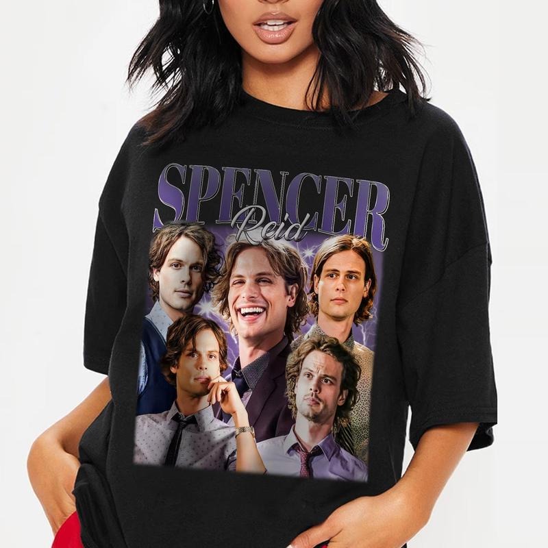 Spencer Reid Shirt, Dr Spencer Reid Criminal Minds Shirt, Spencer Reid Merch, Gift For Fans, Criminal Minds Merch, Matthew Gray Gubler Shirt, Trendy Character Movie Sweatshirt, Merch For Fans,  Gift For Women Men, Vintage Sweatshirt, Vintage Graphic Tees