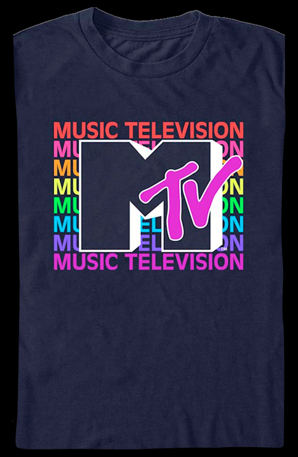 Stacked Music Television MTV Shirt