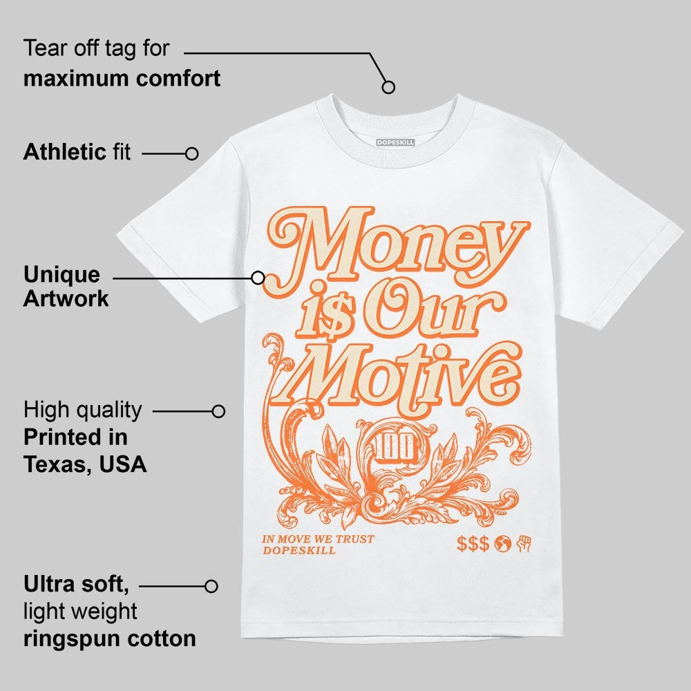 Starfish 3s DopeSkill T-Shirt Money Is Our Motive Typo Graphic
